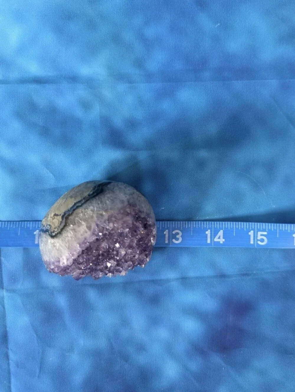 Amethyst Geode Display Stone With Box Polished 2